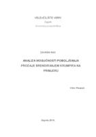 prikaz prve stranice dokumenta Analiza mogućnosti poboljšanja prodaje brendiranjem krumpira na odabranom primjeru