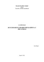 prikaz prve stranice dokumenta Benchmarking odabranih kampova u Hrvatskoj