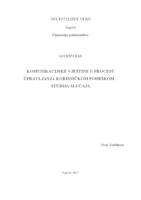 prikaz prve stranice dokumenta Komunikacijske vještine u procesu upravljanja korisničkom podrškom - studija slučaja  