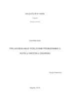 prikaz prve stranice dokumenta Prilagođavanje poslovnim promjenama u hotelu Westin u Zagrebu