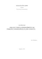 prikaz prve stranice dokumenta Analiza funkcija menadžmenta na primjeru košarkaškog kluba Cedevita