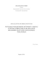 prikaz prve stranice dokumenta Poticanje poduzetničke aktivnosti i razvoj stručnih kompetencija mladih kroz mehanizme društveno odgovornog poslovanja