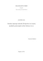 prikaz prve stranice dokumenta Analiza utjecaja metode 20 ključeva na razvoj ljudskih potencijala tvrtke Velinac d.o.o.