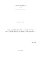 prikaz prve stranice dokumenta Utjecaj preuzimanja na uspješnost i financijski položaj odabranog poduzeća