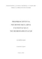 prikaz prve stranice dokumenta PROPRIOCEPTIVNA NEUROMUSKULARNA FACILITACIJA U NEUROREHABILITACIJI