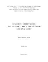 prikaz prve stranice dokumenta SINDROM SPORTSKOG "ATLETSKOG" SRCA I IZNENADNA SRČANA SMRT