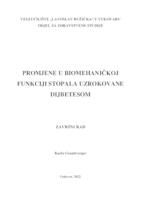 prikaz prve stranice dokumenta PROMJENA U BIOMEHANIČKOJ FUNKCIJI STOPALA UZROKOVANE DIJABETESOM