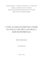 prikaz prve stranice dokumenta UTJECAJ EKSCENTRIČNIH VJEŽBI NA SNAGU I DUŽINU FASCIKULA KOD  HAMSTRINGSA