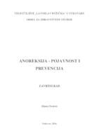 prikaz prve stranice dokumenta ANOREKSIJA - POJAVNOST I PREVENCIJA