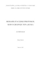 prikaz prve stranice dokumenta REHABILITACIJSKI PROTOKOL KOD UGRADNJE TEP-a KUKA