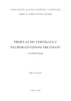 prikaz prve stranice dokumenta PRIJELAZ DO VERTIKALE U NEURORAZVOJNOM TRETMANU