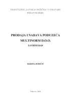 prikaz prve stranice dokumenta PRODAJA I NABAVA PODUZEĆA MULTINORM d.o.o