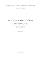 prikaz prve stranice dokumenta PLAĆANJE U TRGOVAČKIM TRANSAKCIJAMA