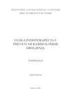 prikaz prve stranice dokumenta ULOGA FIZIOTERAPEUTA U PREVENCIJI KARDIOLOŠKIH OBOLJENJA