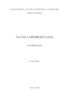 prikaz prve stranice dokumenta NAČELA OPOREZIVANJA