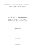 prikaz prve stranice dokumenta FIZIOTERAPIJA OSOBA S PERIFERNIM LEZIJAMA