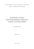 prikaz prve stranice dokumenta SVEOBUHVATNOST FIZIOTERAPIJSKOG PROCESA NAKON MASTEKTOMIJE