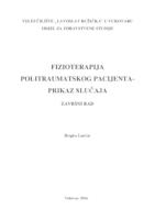 prikaz prve stranice dokumenta FIZIOTERAPIJA POLITRAUMATSKOG PACIJENTA - PRIKAZ SLUČAJA