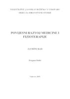 prikaz prve stranice dokumenta POVIJESNI RAZVOJ MEDICINE I FIZIOTERAPIJE