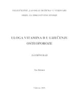 prikaz prve stranice dokumenta ULOGA VITAMINA D U LIJEČENJU OSTEOPOROZE