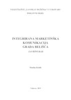 prikaz prve stranice dokumenta INTEGRIRANA MARKETINŠKA KOMUNIKACIJA GRADA BELIŠĆA