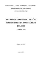 prikaz prve stranice dokumenta NUTRITIVNA POTPORA I ZNAČAJ FIZIOTERAPEUTA KOD ŠEĆERNE BOLESTI