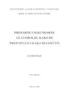 prikaz prve stranice dokumenta PRIMARNE I SEKUNDARNE GLAVOBOLJE; KAKO IH PREPOZNATI I KAKO IH LIJEČITI