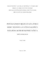 prikaz prve stranice dokumenta POVEZANOST REZULTATA FMS I SEBT TESTOVA S UČESTALOŠĆU OZLJEDA KOD RUKOMETAŠA