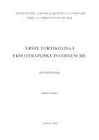 prikaz prve stranice dokumenta VRSTE TORTIKOLISA I FIZIOTERAPIJSKE INTERVENCIJE