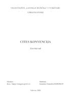 prikaz prve stranice dokumenta CITES KONVENCIJA