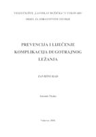 prikaz prve stranice dokumenta PREVENCIJA I LIJEČENJE KOMPLIKACIJA DUGOTRAJNOG LEŽANJA