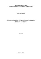 prikaz prve stranice dokumenta PROIVZODNJA SILAŽNOG KUKURUZA U PODUZEĆU ŠIRJAN D.O.O. U 2014.