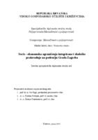 prikaz prve stranice dokumenta Socio-ekonomska ograničenja integrirane i ekološke proizvodnje na području Grada Zagreba