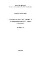 prikaz prve stranice dokumenta UČINKOVITOST RADA LINIJE STROJEVA ZA SPREMANJE SJENAŽE NA OPG ĐURAN U 2015. GODINI