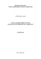 prikaz prve stranice dokumenta UTJECAJ MARKETINŠKE OKOLINE NA POSLOVNO PLANIRANJE OPG-A BARIČEVIĆ
