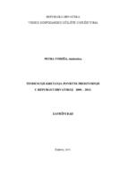 prikaz prve stranice dokumenta TENDENCIJE KRETANJA POVRTNE PROIZVODNJE U REPUBLICI HRVATSKOJ 2009.-2013.