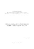 prikaz prve stranice dokumenta Tehnologija mehaničke obrade cijevi streljačkog oružja