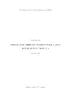 prikaz prve stranice dokumenta PSIHOLOŠKI ČIMBENICI I NJIHOV UTJECAJ NA PONAŠANJE POTROŠAČA