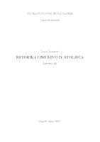 prikaz prve stranice dokumenta RETORIKA I DRUŠTVO 21. STOLJEĆA