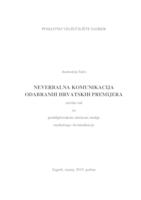 prikaz prve stranice dokumenta NEVERBALNA KOMUNIKACIJA ODABRANIH HRVATSKIH PREMIJERA