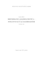 prikaz prve stranice dokumenta BRENDIRANJE ALKOHOLNIH PIĆA – POSLOVNI SLUČAJ JAGERMAISTER