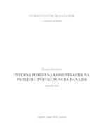 prikaz prve stranice dokumenta INTERNA POSLOVNA KOMUNIKACIJA NA PRIMJERU TVRTKE PONUDA DANA.HR