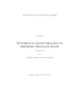 prikaz prve stranice dokumenta NEVERBALNA KOMUNIKACIJA NA PRIMJERU PRINCEZE DIANE