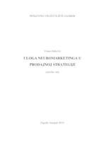 prikaz prve stranice dokumenta ULOGA NEUROMARKETINGA U PRODAJNOJ STRATEGIJI