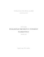 prikaz prve stranice dokumenta POSLJEDNJI TRENDOVI U INTERNET MARKETINGU