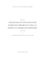 prikaz prve stranice dokumenta STRATEGIJE MULTINACIONALNIH KOMPANIJA PRILIKOM ULASKA NA TRŽIŠTE NA ODABRANOM PRIMJERU