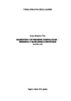 prikaz prve stranice dokumenta MARKETING I SUVREMENE TEHNOLOGIJE – PRIMJENA U BANKARSKOJ INDUSTRIJI