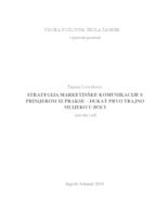 prikaz prve stranice dokumenta STRATEGIJA MARKETINŠKE KOMUNIKACIJE S PRIMJEROM IZ PRAKSE – DUKAT PRVO TRAJNO MLIJEKO U BOCI