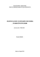 prikaz prve stranice dokumenta Zlostavljanje i zanemarivanje osoba starije životne dobi