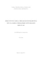 prikaz prve stranice dokumenta Zdravstvena njega oboljelih od dijabetesa tip I na Odjelu pedijatrije Opće bolnice Bjelovar